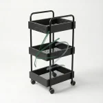 قیمت و خرید ترولی آرایشگاهی چوب و فلز کارزان