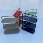 استند فلزی سه‌طبقه پینترستی مدل مینیمال