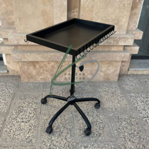 ترولی تک طبقه با تنظیم ارتفاع تمام فلز