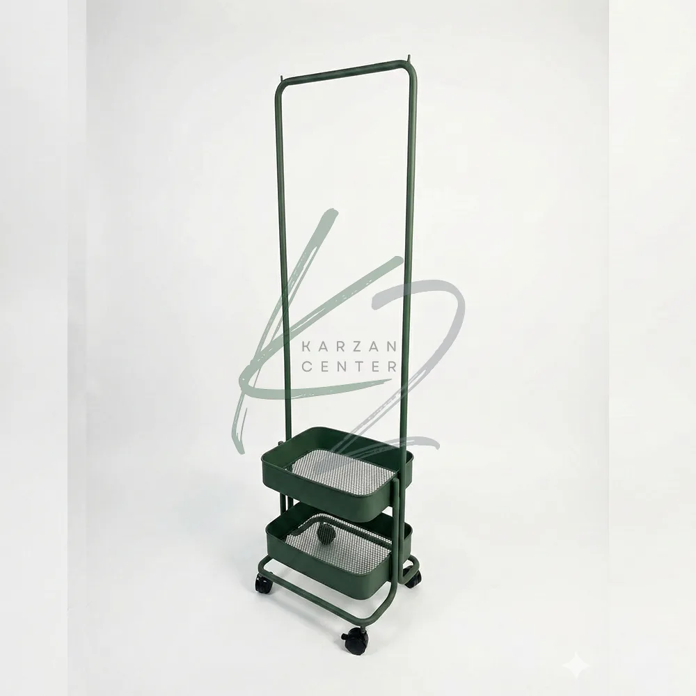 trolley regal karzan رگال ایکیا فلزی 2 طبقه - تصویر 1