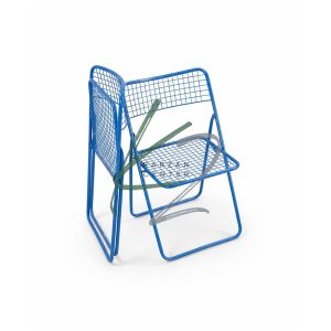 صندلی تاشو فلزی مدل شبکه ای