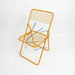 صندلی تاشو فلزی مدل شبکه ای