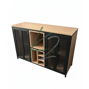 کنسول بار چوب و فلز