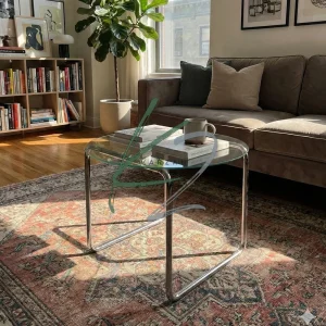 میز جلو مبلی فلزی مدرن