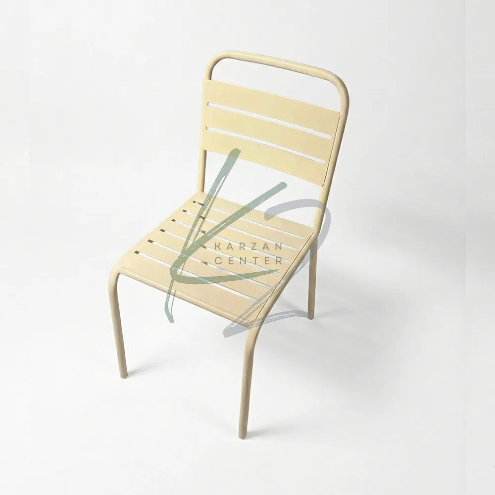 sandali felezi shiardar صندلی فلزی مدل شیاردار