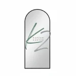 خرید آینه قاب فلزی گنبدی