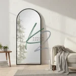 آینه قاب فلزی گنبدی