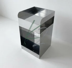پاتختی فلزی با رنگ Silver