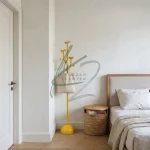 چوب لباسی ایستاده مدل ژپتو رنگ سفید